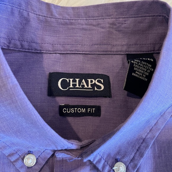 Chaps (purple) long sleeve button down shirt - Picture 6 of 7